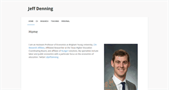 Desktop Screenshot of jeffdenning.com