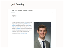 Tablet Screenshot of jeffdenning.com